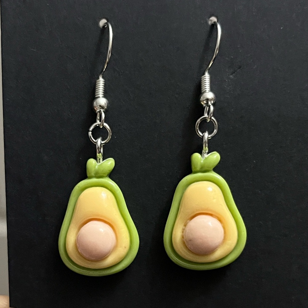 Avocado Dangle Earrings